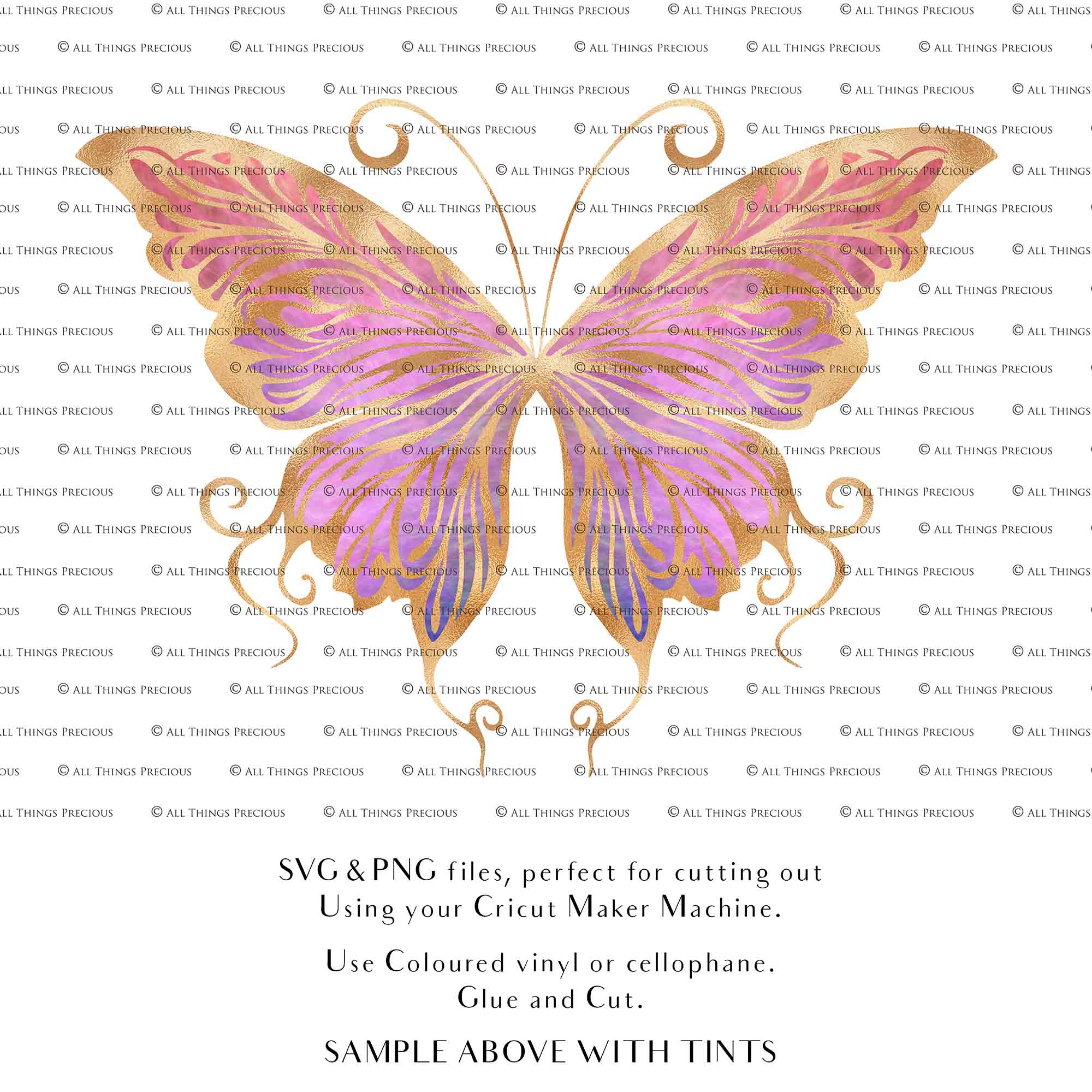 SVG & PNG Fairy Wing files for Cricut or Silhouette Cameo Cutting Machine. To create wearable fairy wings, in adult or children sizes.  Use this clipart design for Halloween Costumes, Fantasy or Cosplay or photography. Or use as ephemera in weddings, engagements or baby shower invitations. These are Individual wing parts, for you to cut and assemble. This is a digital product.